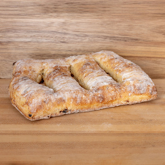 Fougasse poivron et oignon